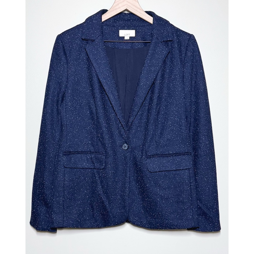 LOFT Speckled Button Blazer Women’s Size 10